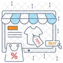 Shopping Sale Discount Cut Price Icon