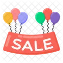 Sale Sign Sale Balloons Sale Balloon Label Icon