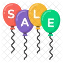 Sale Sign Sale Sale Balloons Icon