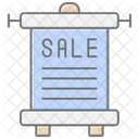 Sale Banner Lineal Color Icon Icon