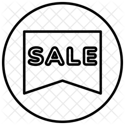 Sale banner  Icon