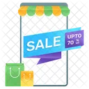 Sale Banner Mcommerce Shopping Sale Icon