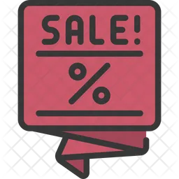 Sale Banner  Icon