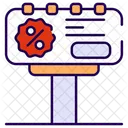 Sale Billboard Shopping Ecommerce Icon