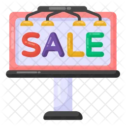 Sale Billboard  Icon