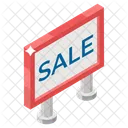 Sale Board Sale Offer Sale Pole Icon