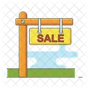 Sale Board Signboard Property Icon