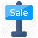 Roadboard Signboard Sale Board Icon