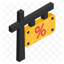 Sale board  Icon