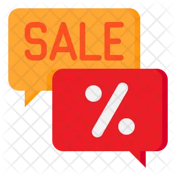 Sale Chat  Icon