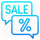 Sale Chat  Icon