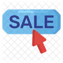 Sale Click Sale Button Online Sale Icon