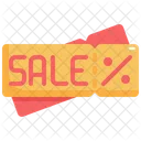 Coupon Black Friday Sale Icon