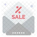Discount Sale Message Icon