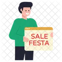 Sale Sale Festa Web Sale Icon