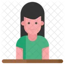 Female Avatar Sales Girl Icon