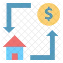 Exchange House Dollar Icon