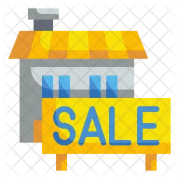 Sale House  Icon