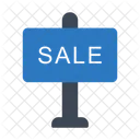 Sale Board Building Icon