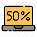 Sale 50 Percent Offer 아이콘