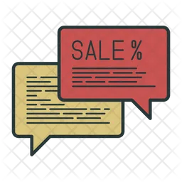 Sale Message  Icon