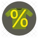 Sale Tshirt Percent Icon