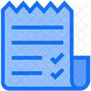 Sale Order Paper Receipt Icon
