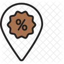 Location Discount Sale Icon