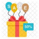 Sale Present Sale Gift Sale Gift Box Icon