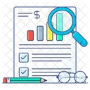 Business Analysis Sales Report Business Report Icon