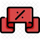 Ribbon Black Friday Shopping Icon