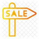 Sale Sign Sale Direction Signboard Icon