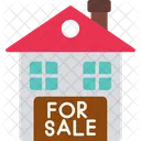 Sale Sign House Banner Icon