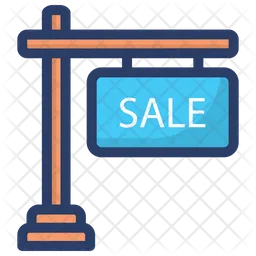 Sale signboard  Icon