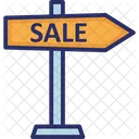 Sale Signpost Sale Guidepost Sale Sign Icon