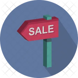 Sale Signpost  Icon
