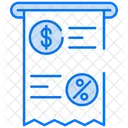 Sale Slip Calculation Finance Icon