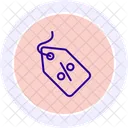 Sale Tag Line Icon Icon
