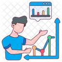 Sales Analytics Chart Icon