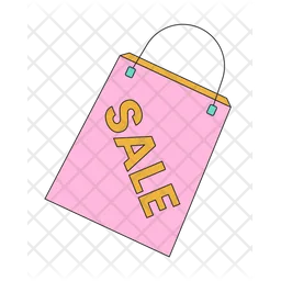 Sales boutique bag  Icon