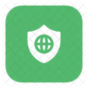 Security Globe Internet Icon