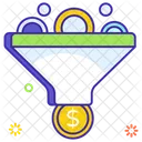 Funnel Analysis Sale Funnel Data Funnel Icon