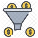 Sales Funnel Funnel Data Funnel Icon