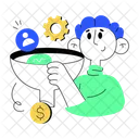 Sales Funnel  Icon