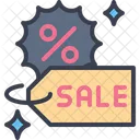 Sales Discount Coupon Icon