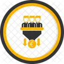 Sales Pipeline Deal Tracking Conversion Process Icon