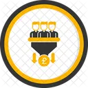 Sales Pipeline Revenue Strategy Business Development Icon