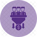 Sales Pipeline Lead Management Sales Process Icon