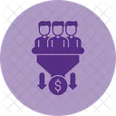Sales Pipeline Lead Management Sales Process Icon