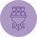 Sales Pipeline Lead Management Sales Process Icon